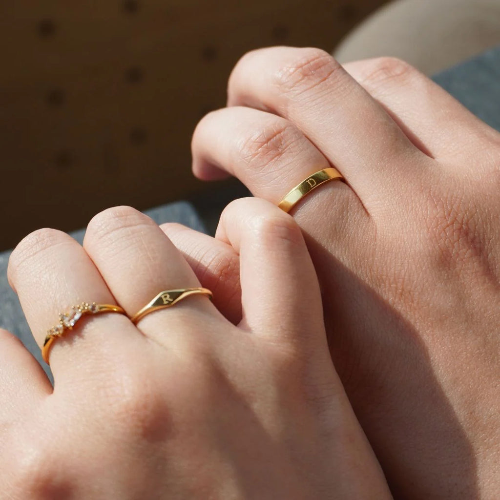 Couple Matching Ring Set