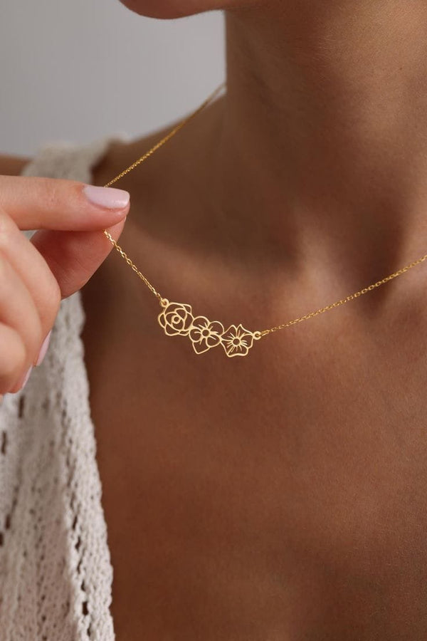 Birth-flower Necklace