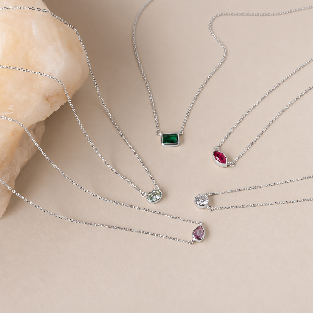Custom Birthstone Necklace