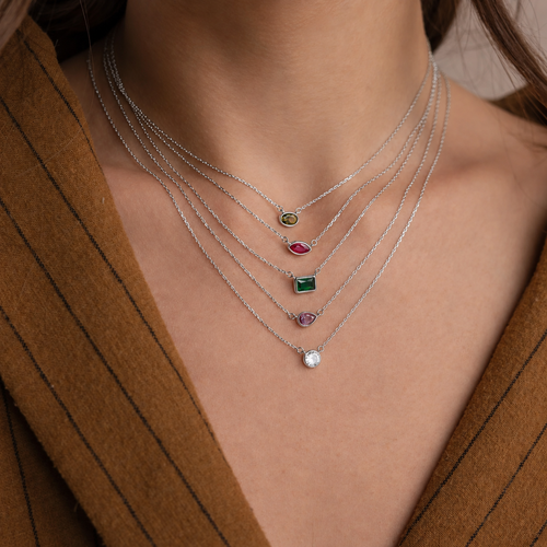 Custom Birthstone Necklace