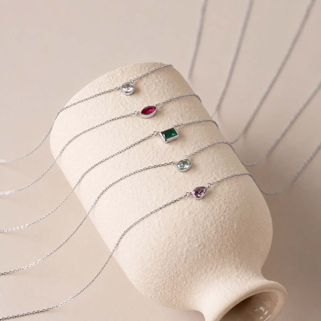 Custom Birthstone Necklace