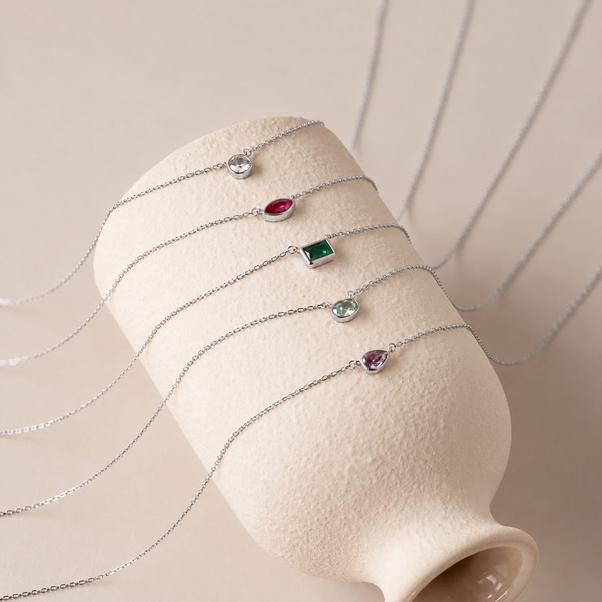 Custom Birthstone Necklace