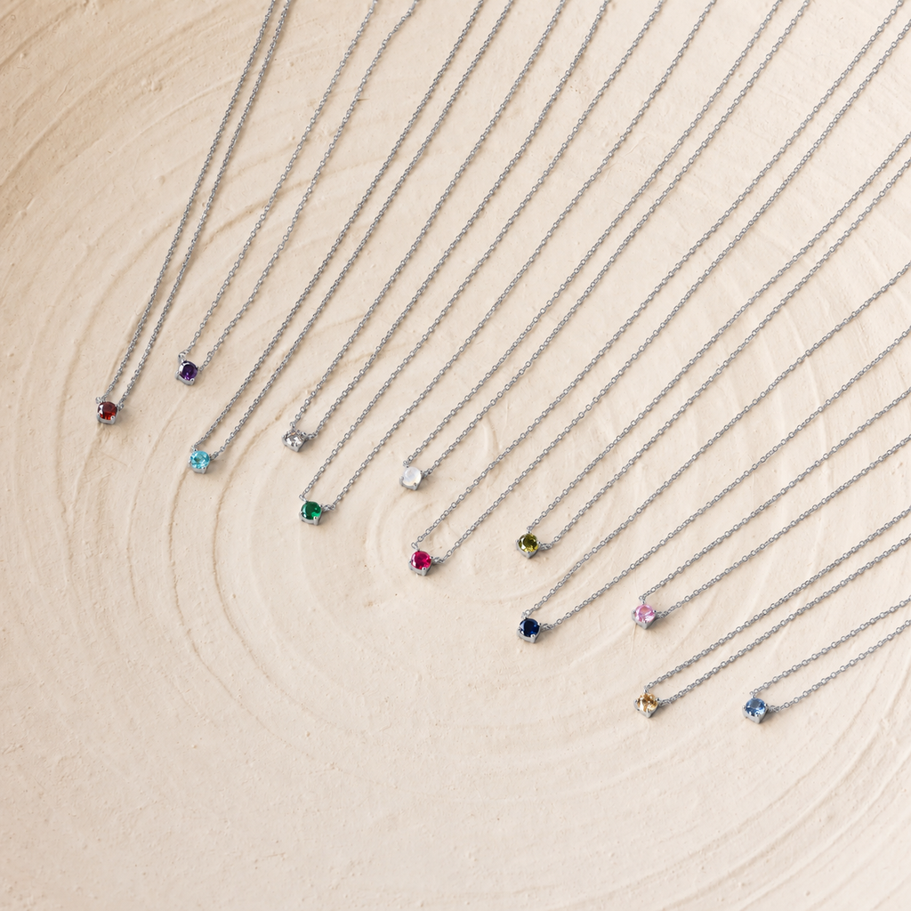 Dainty Birthstone Necklace