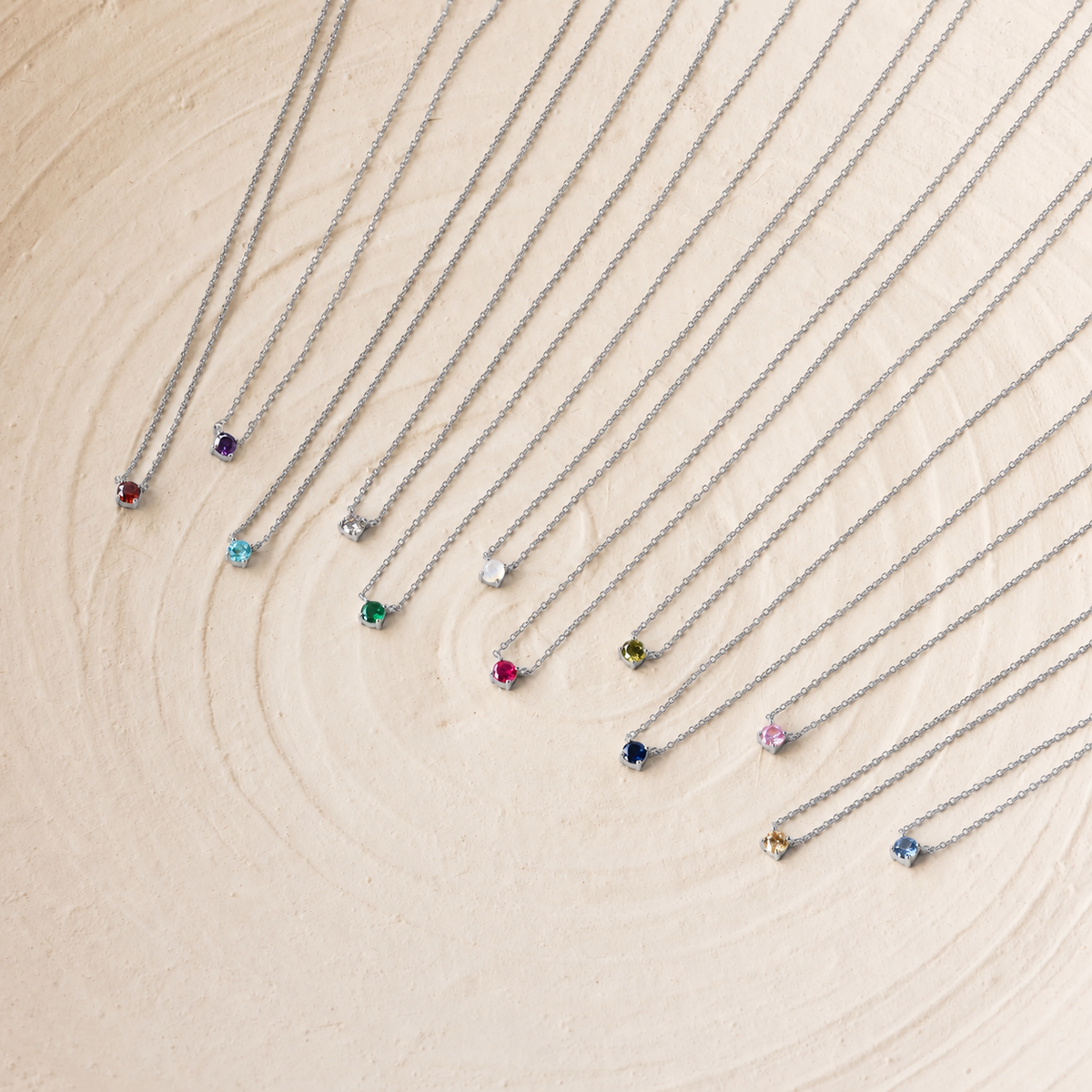 Dainty Birthstone Necklace