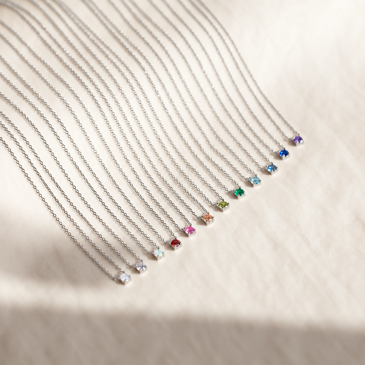 Dainty Birthstone Necklace