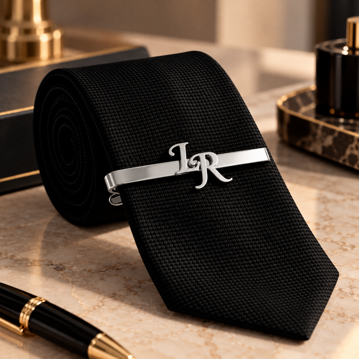 Initial Tie Clip
