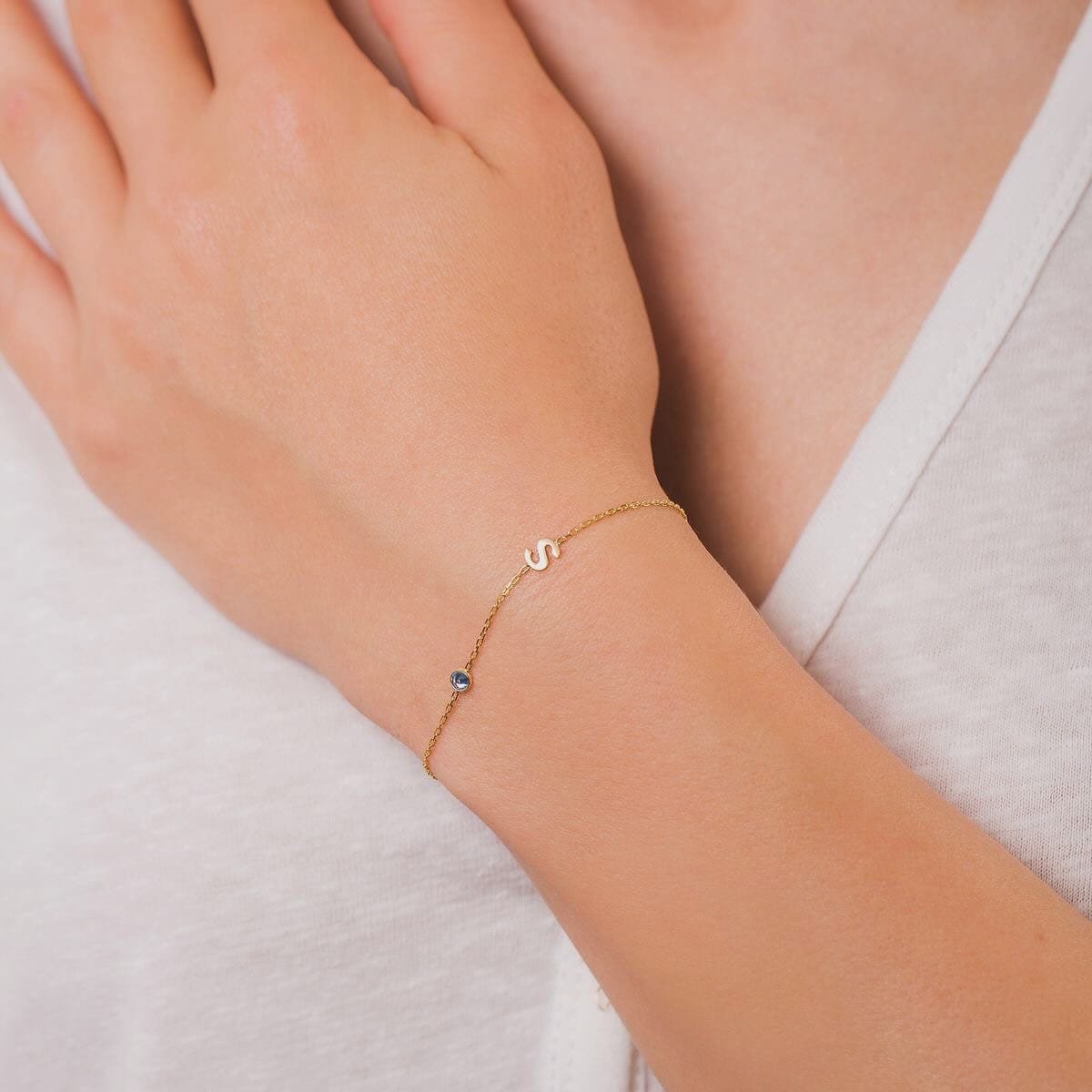 DaintyInitial Bracelet