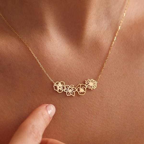Birth-flower Necklace