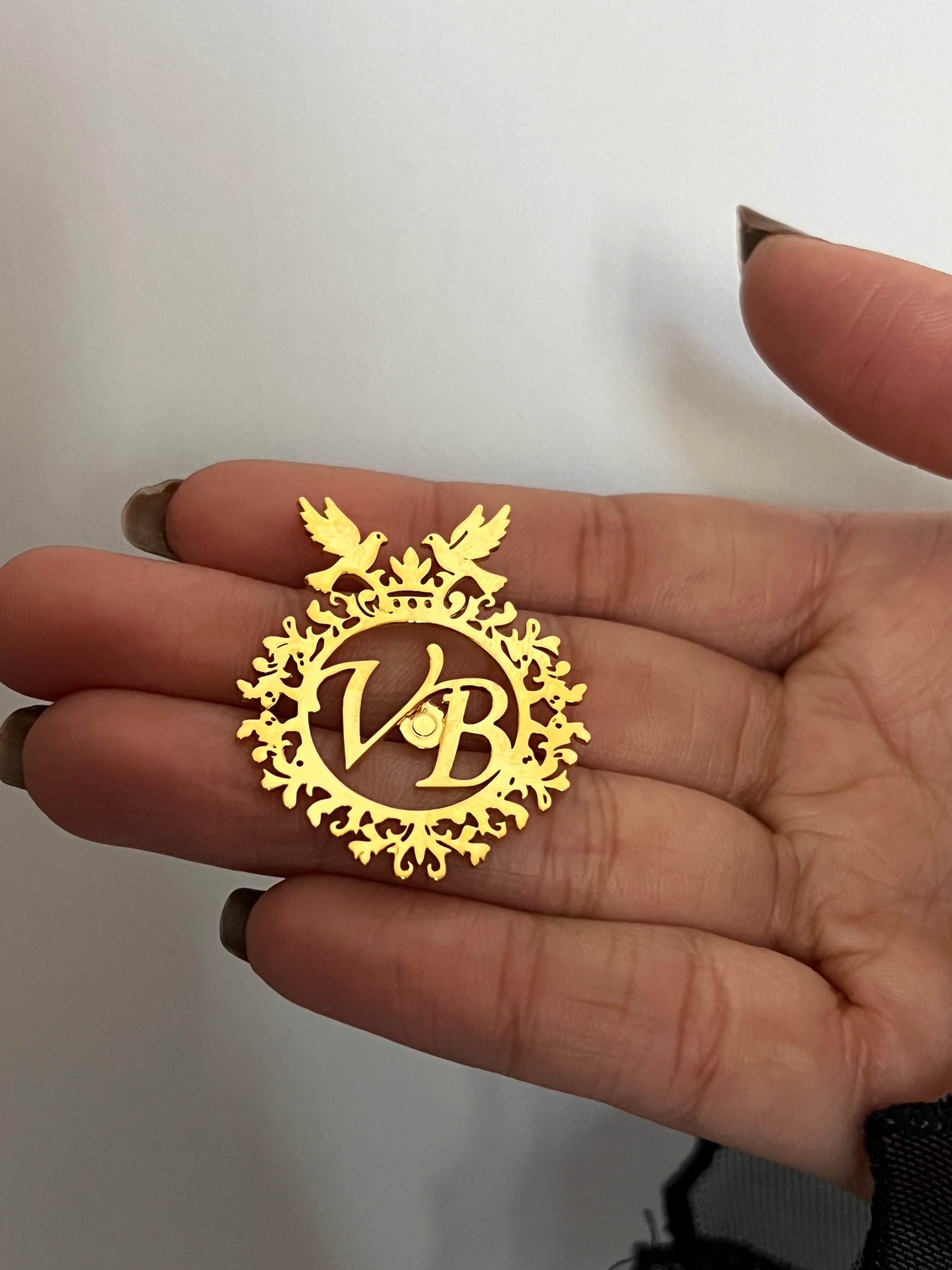 Custom Wedding Brooch