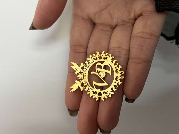 Custom Wedding Brooch