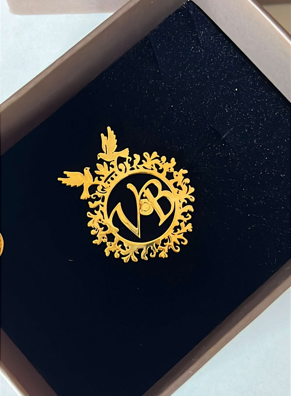 Custom Wedding Brooch