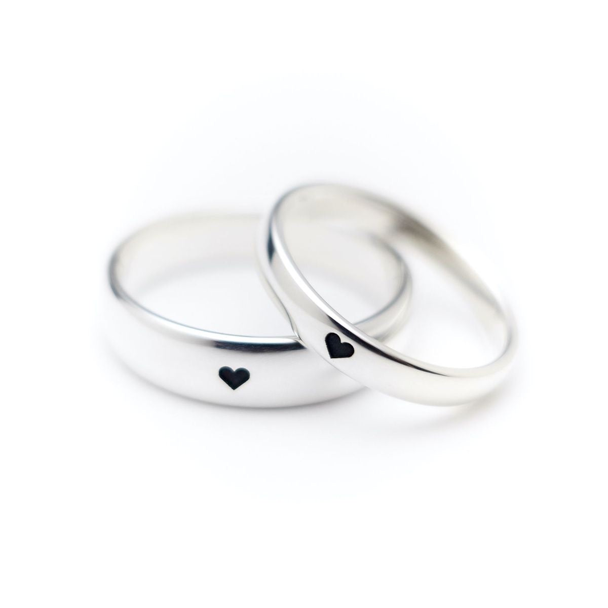 Couple Heart Rings