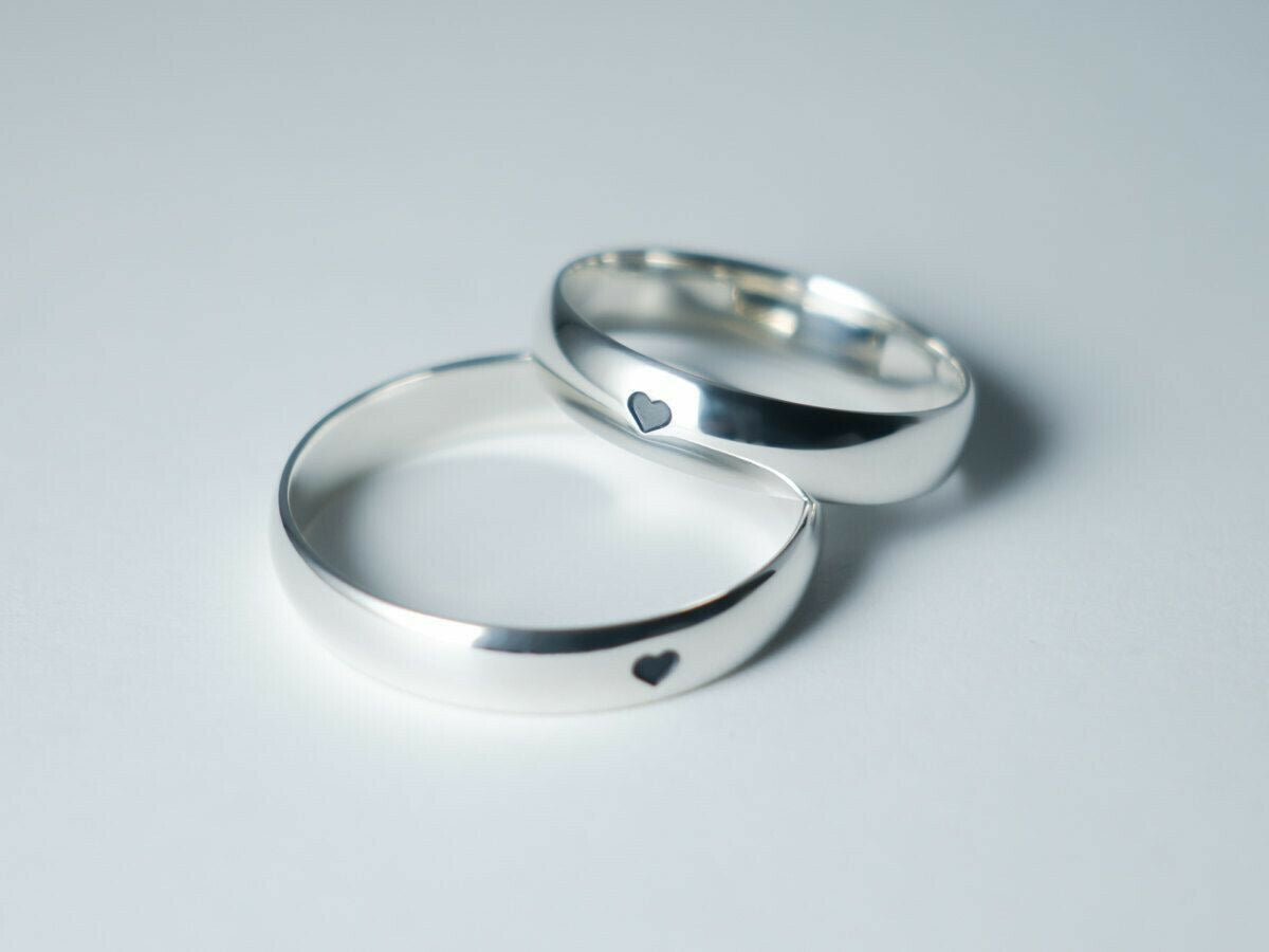 Couple Heart Rings
