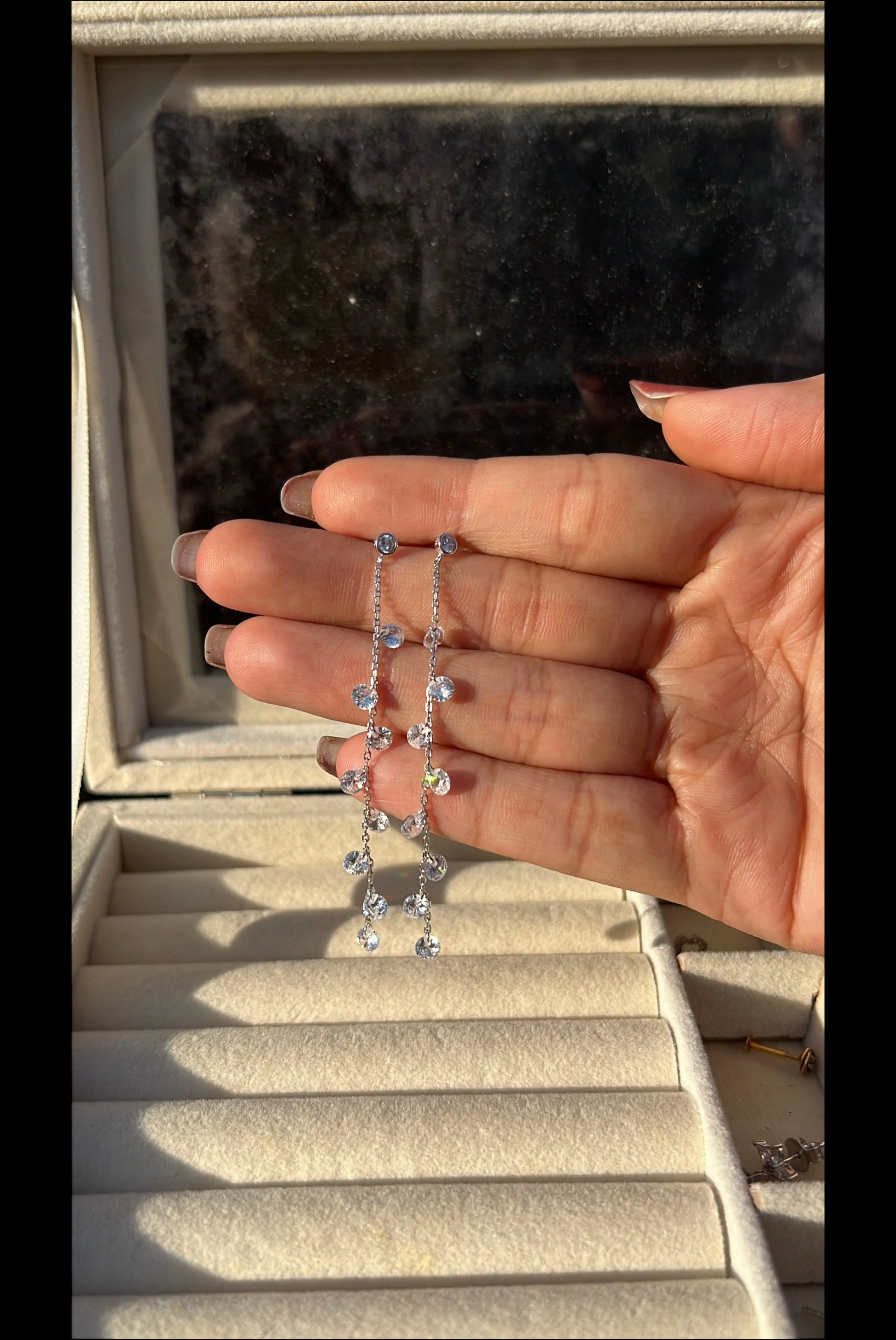 Ethereal String earrings