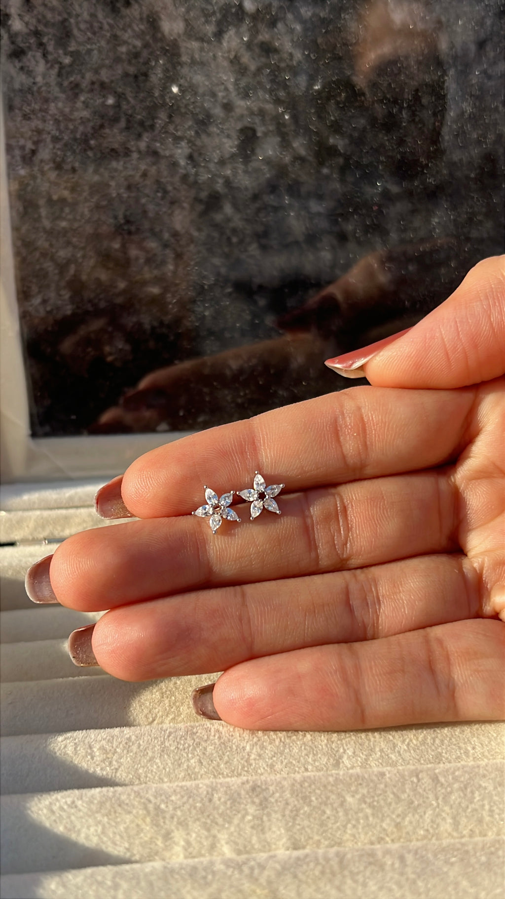 Little Flower studs
