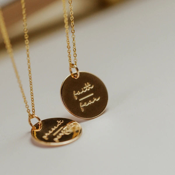 Note From Heart Necklace