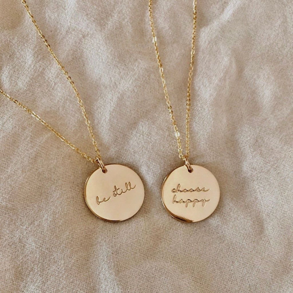 Note From Heart Necklace