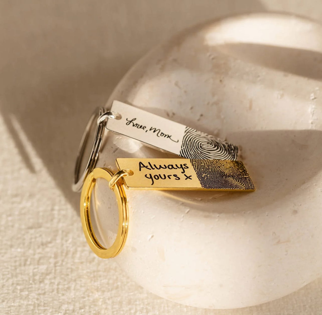Fingerprint Bar Keychain