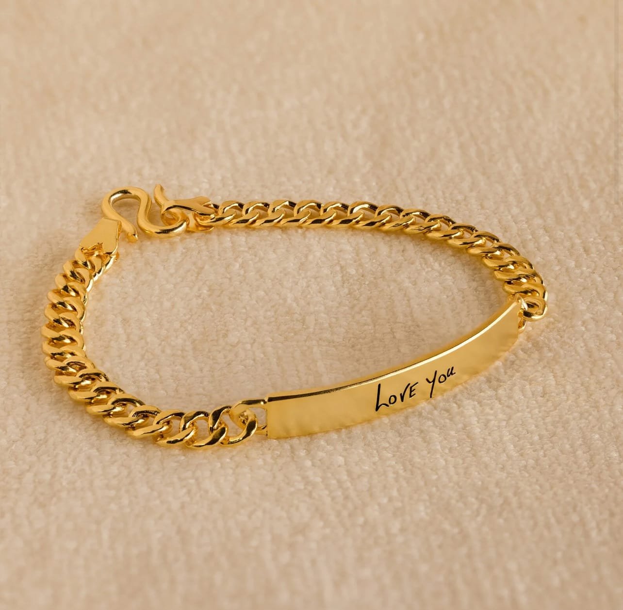 Men’s Engraved Bar Bracelet