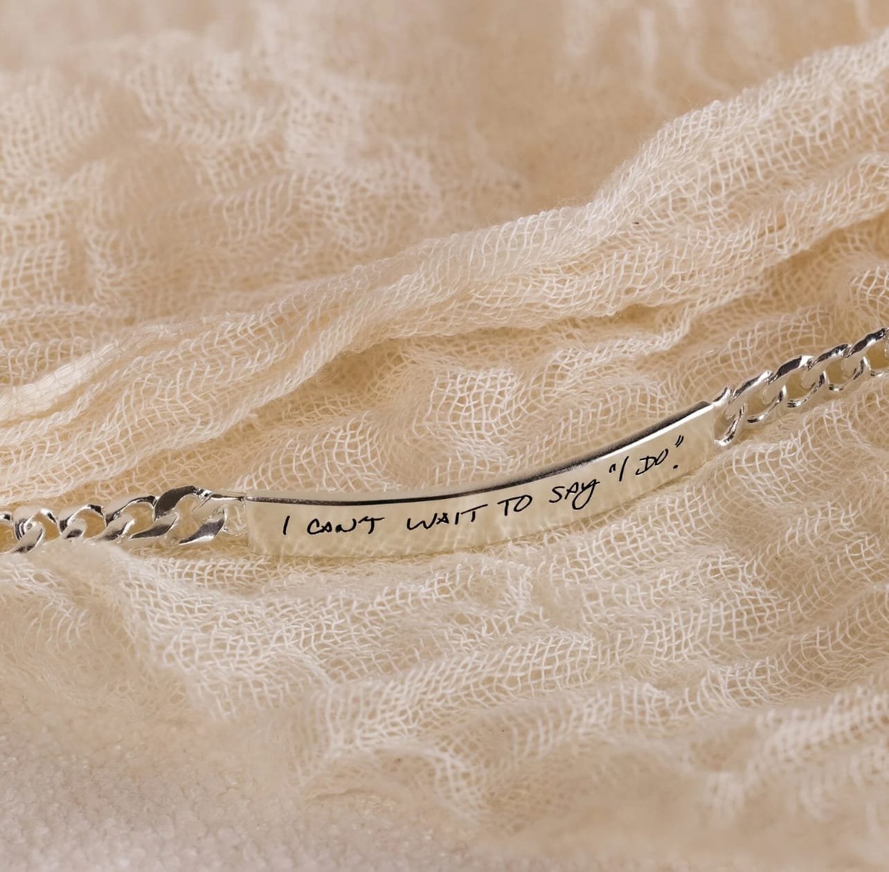 Men’s Engraved Bar Bracelet