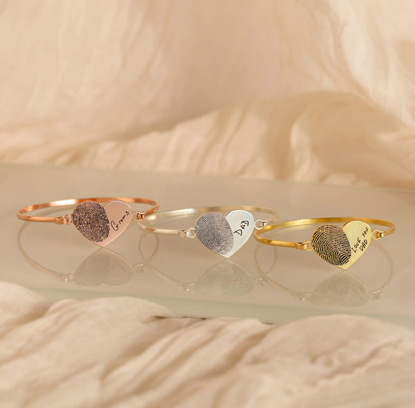 Soulmate Engraving Bangle