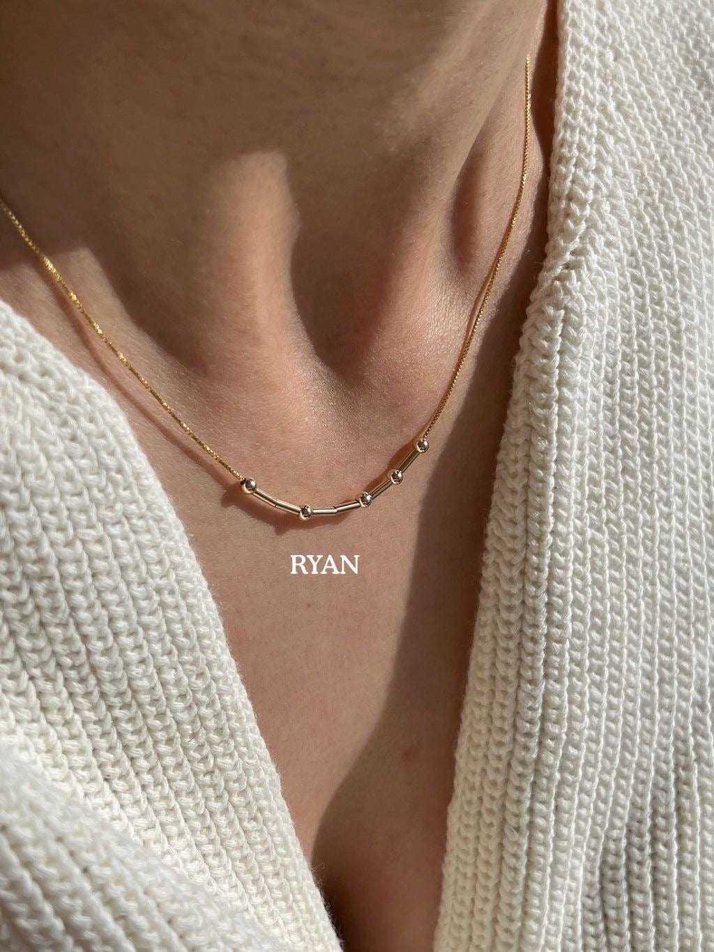 Morse code Necklace