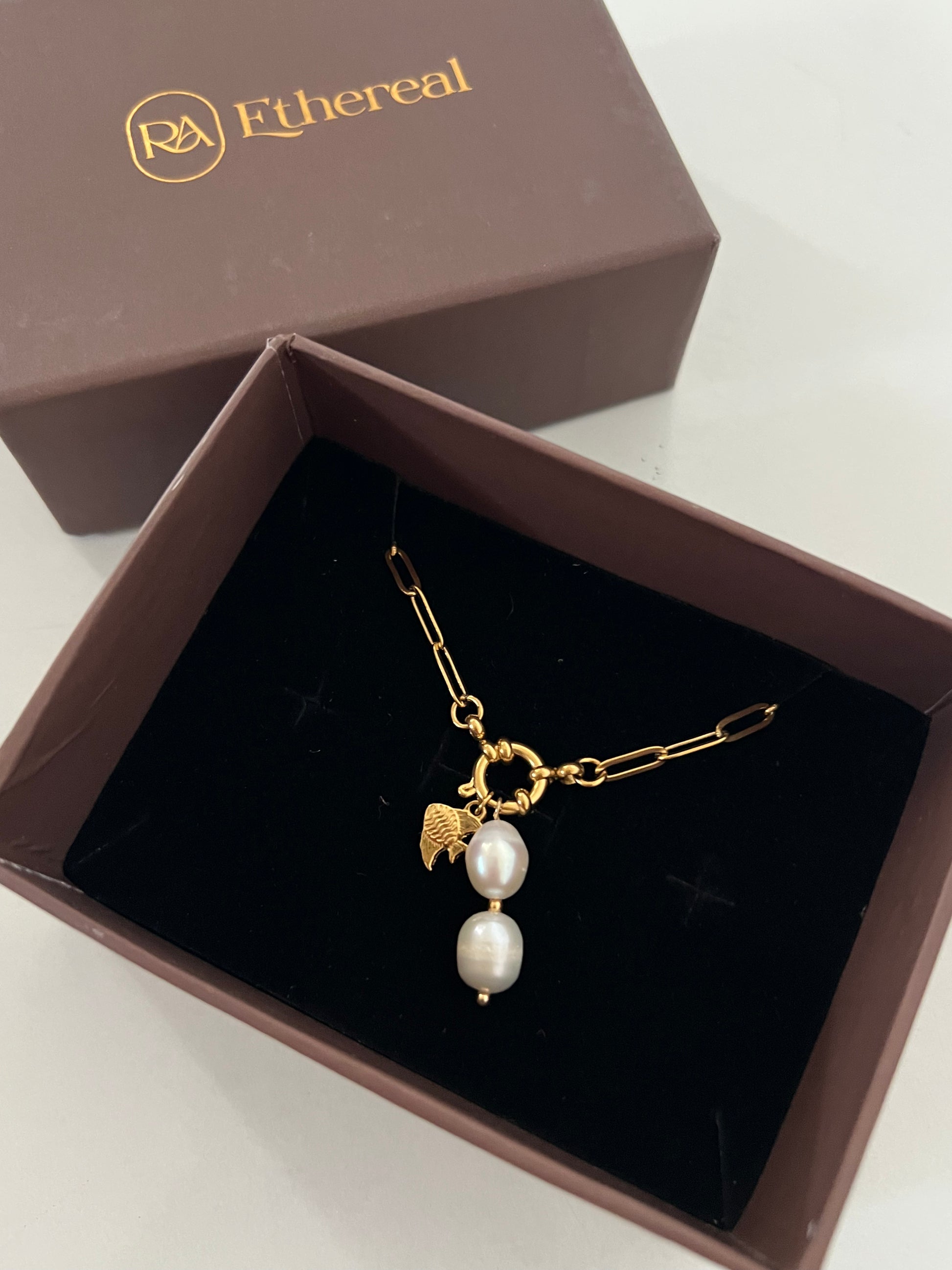 Pearl Charm Bracelet