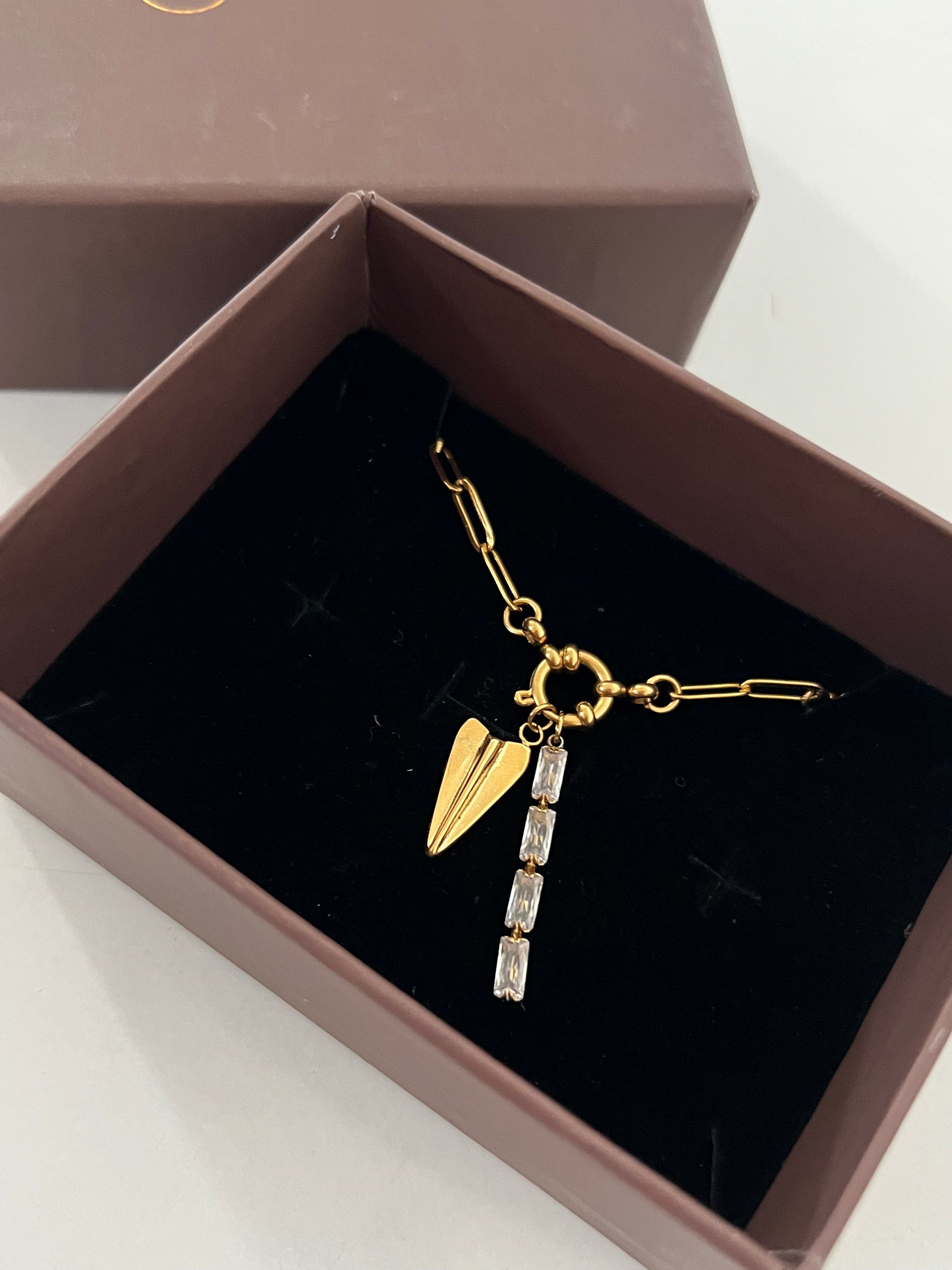 Zircon charm Bracelet