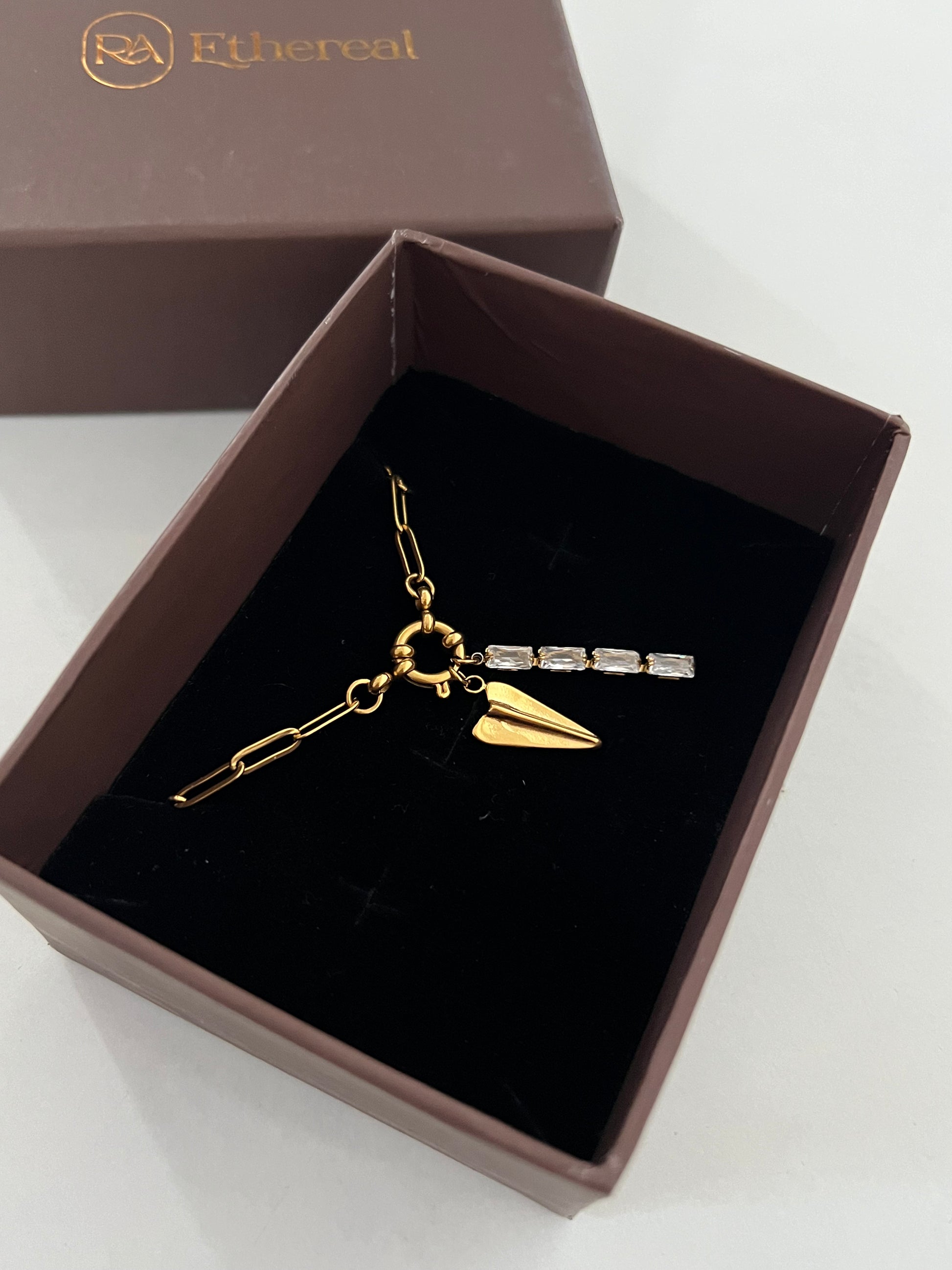 Zircon charm Bracelet