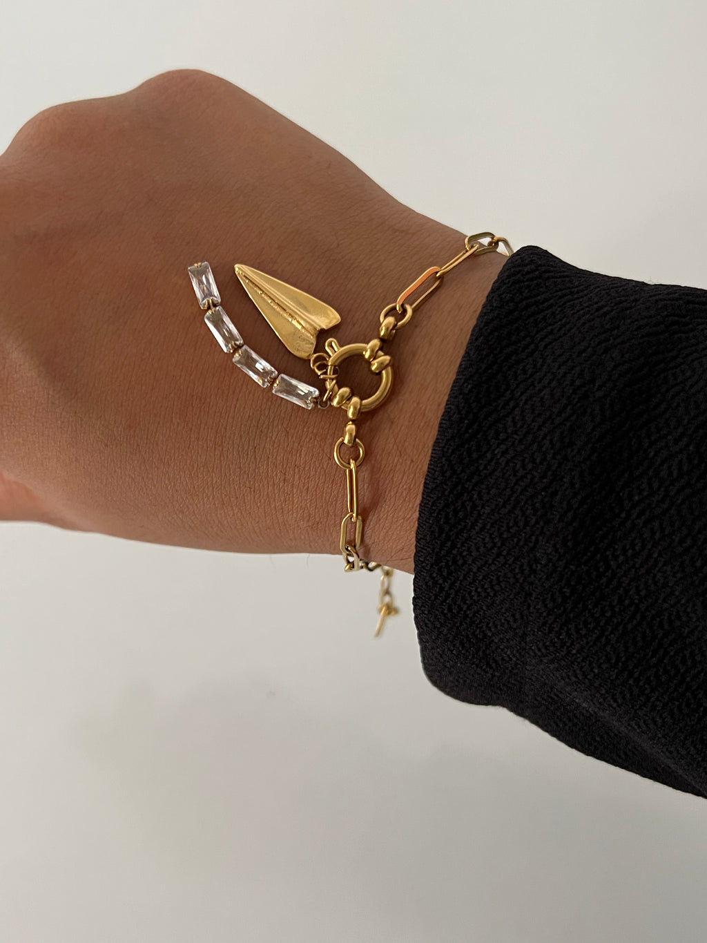 Zircon charm Bracelet