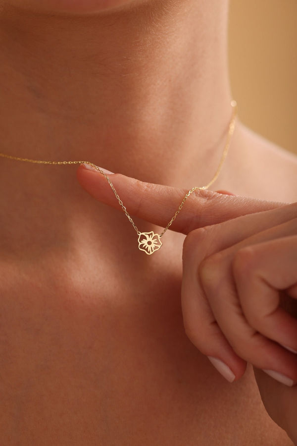 Birth-flower Necklace