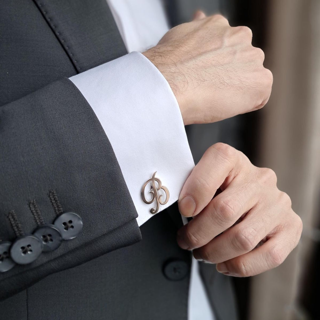 Single Initial Cufflink