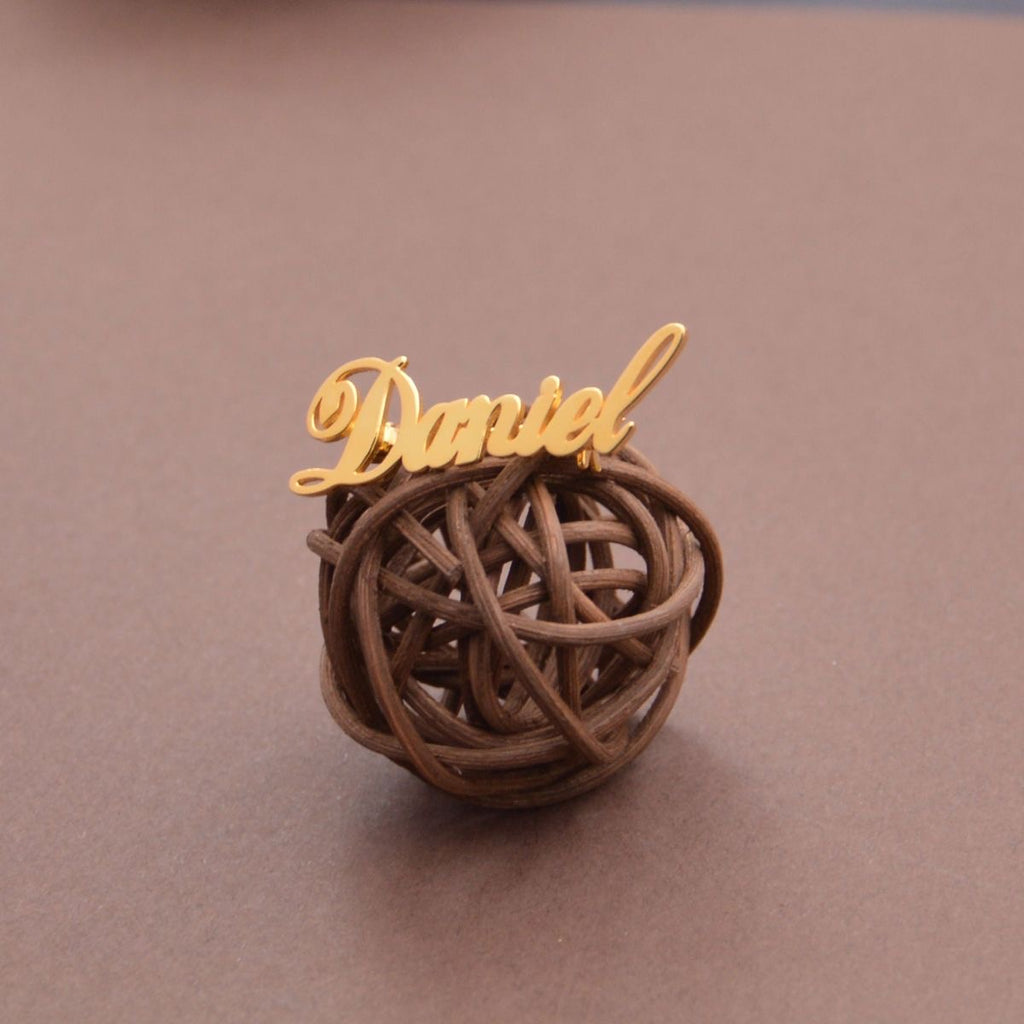 Cursive Name Brooch