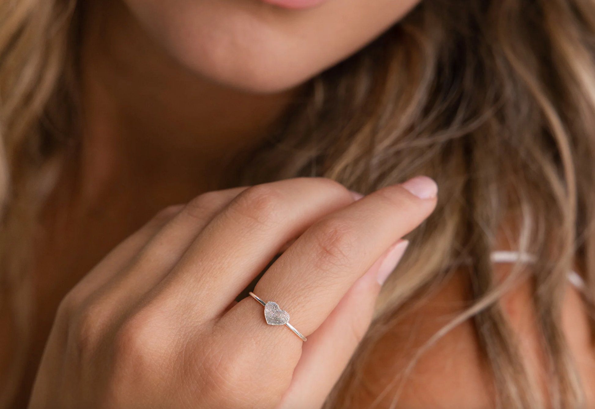 Keepsake fingerprint Ring