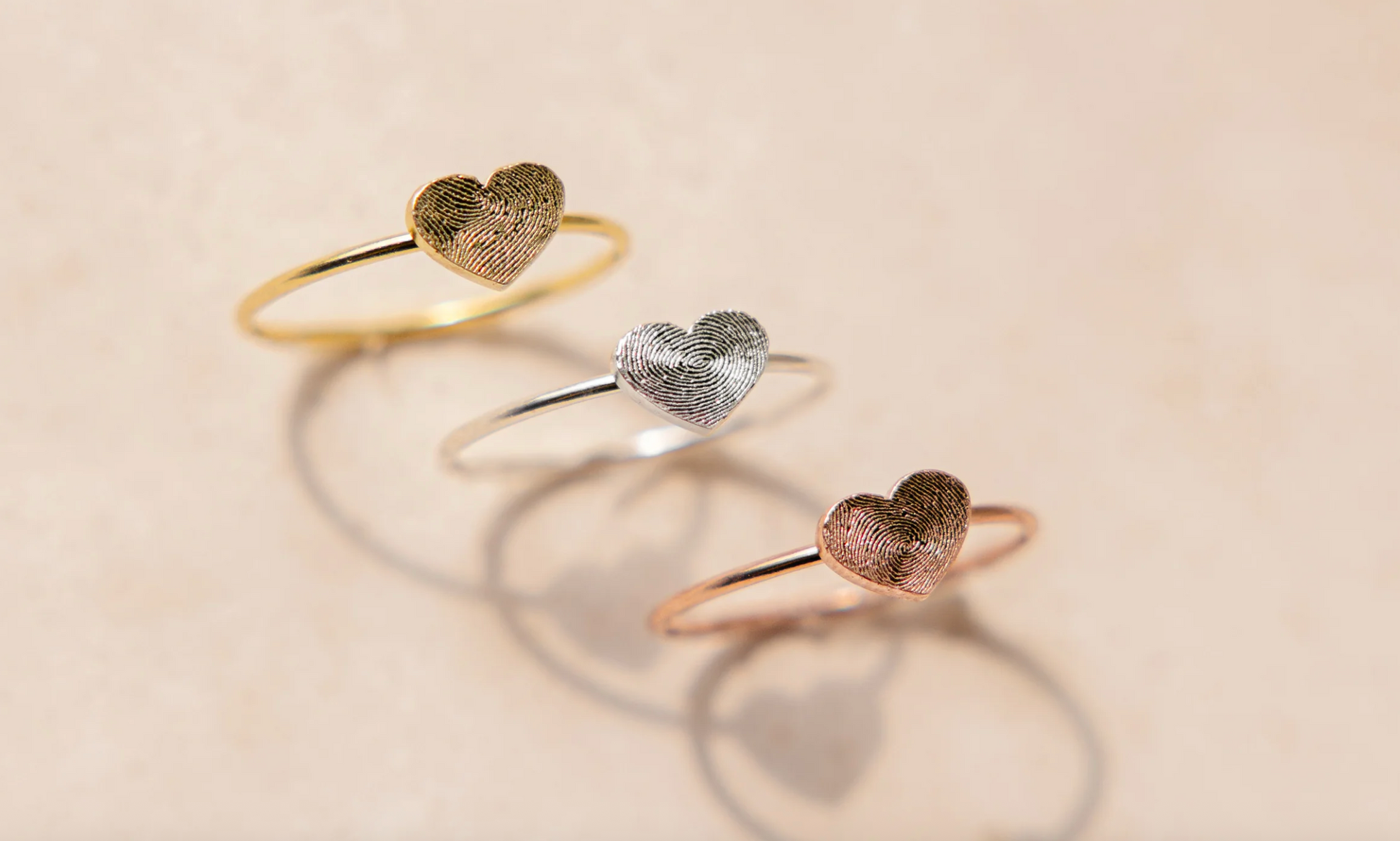 Keepsake fingerprint Ring