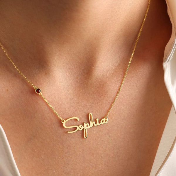 Name Tag Necklace