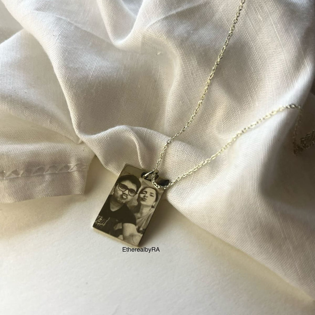 Personalised Portrait Printing Necklace