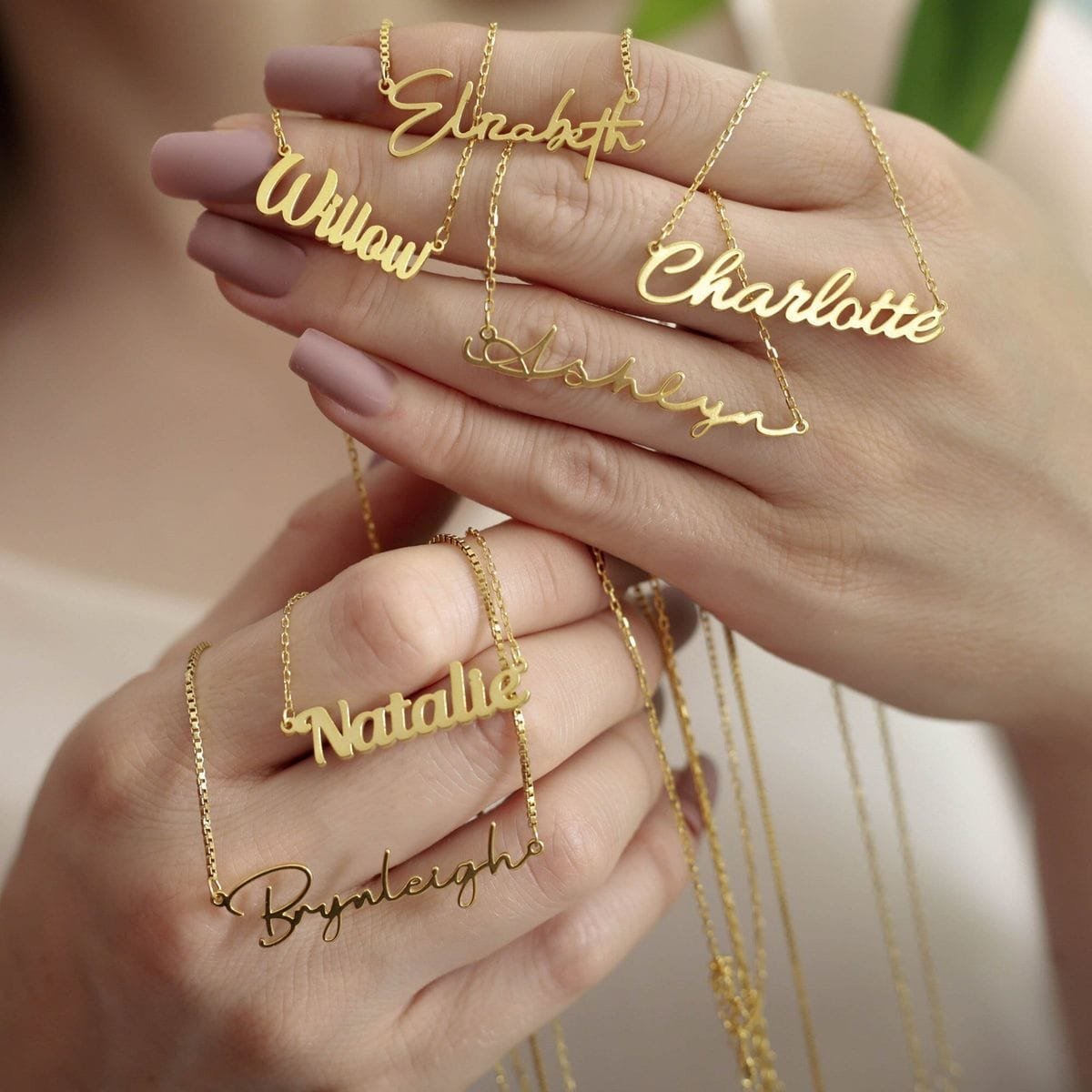 Personalized Signature Necklace