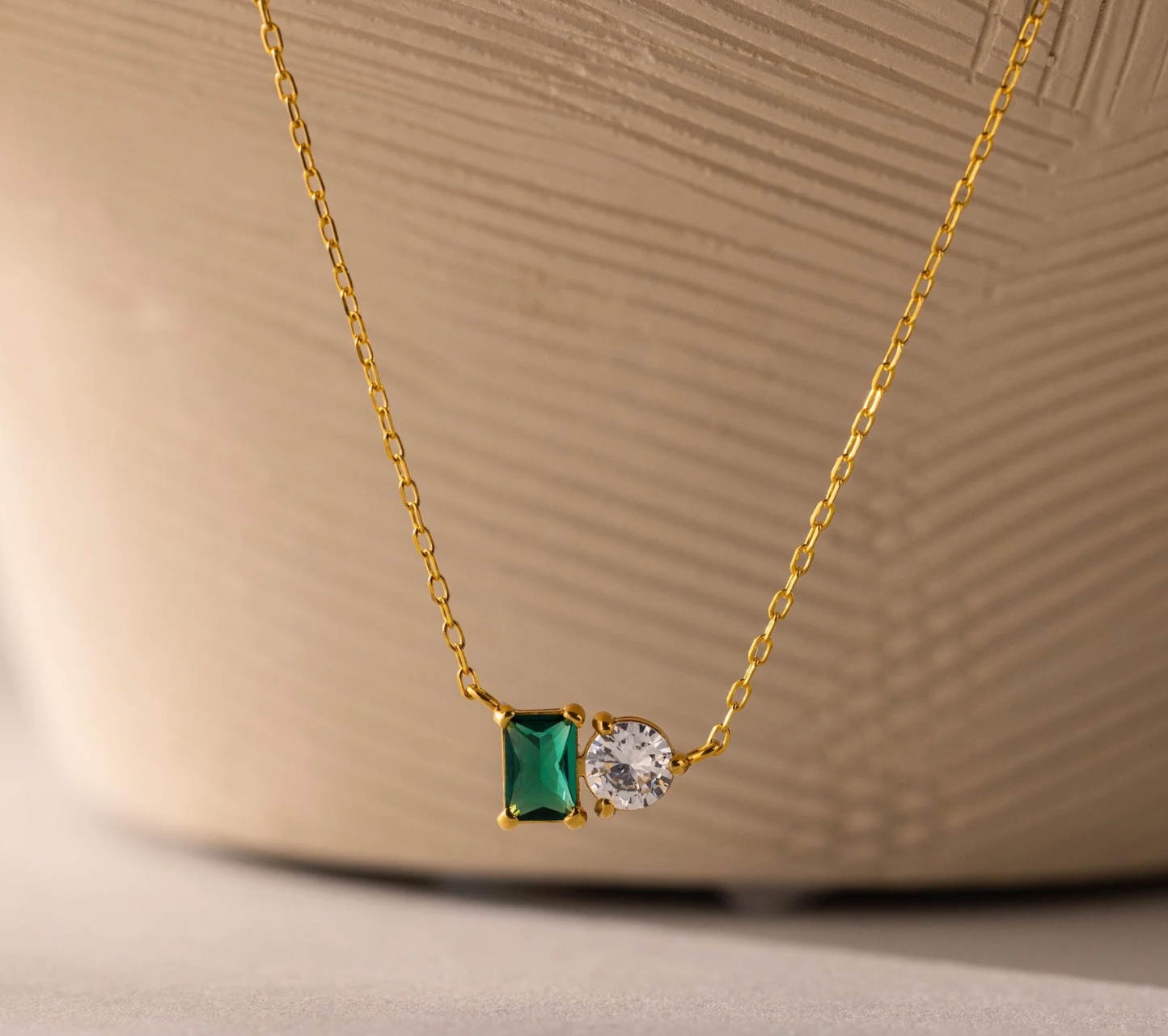 Toi et Moi Birthstone Necklace