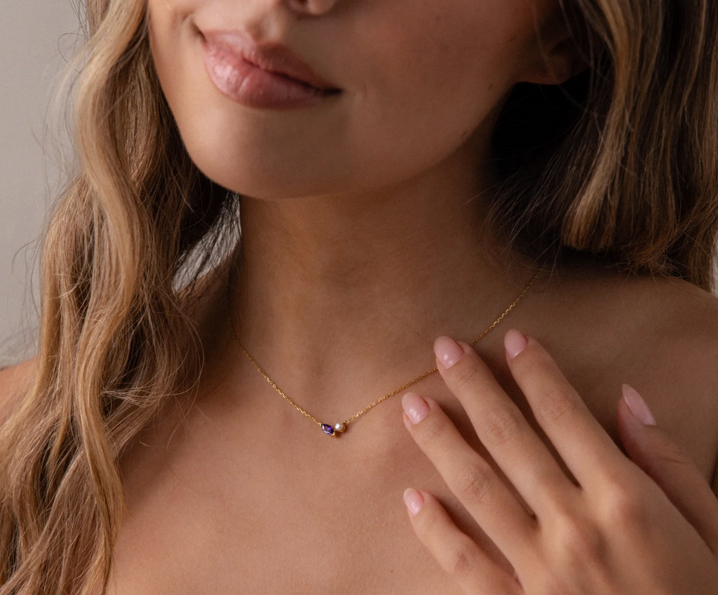 Marquise & Pearl Necklace