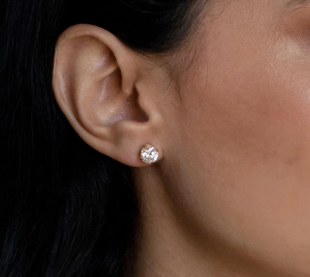 Round Diamond Studs