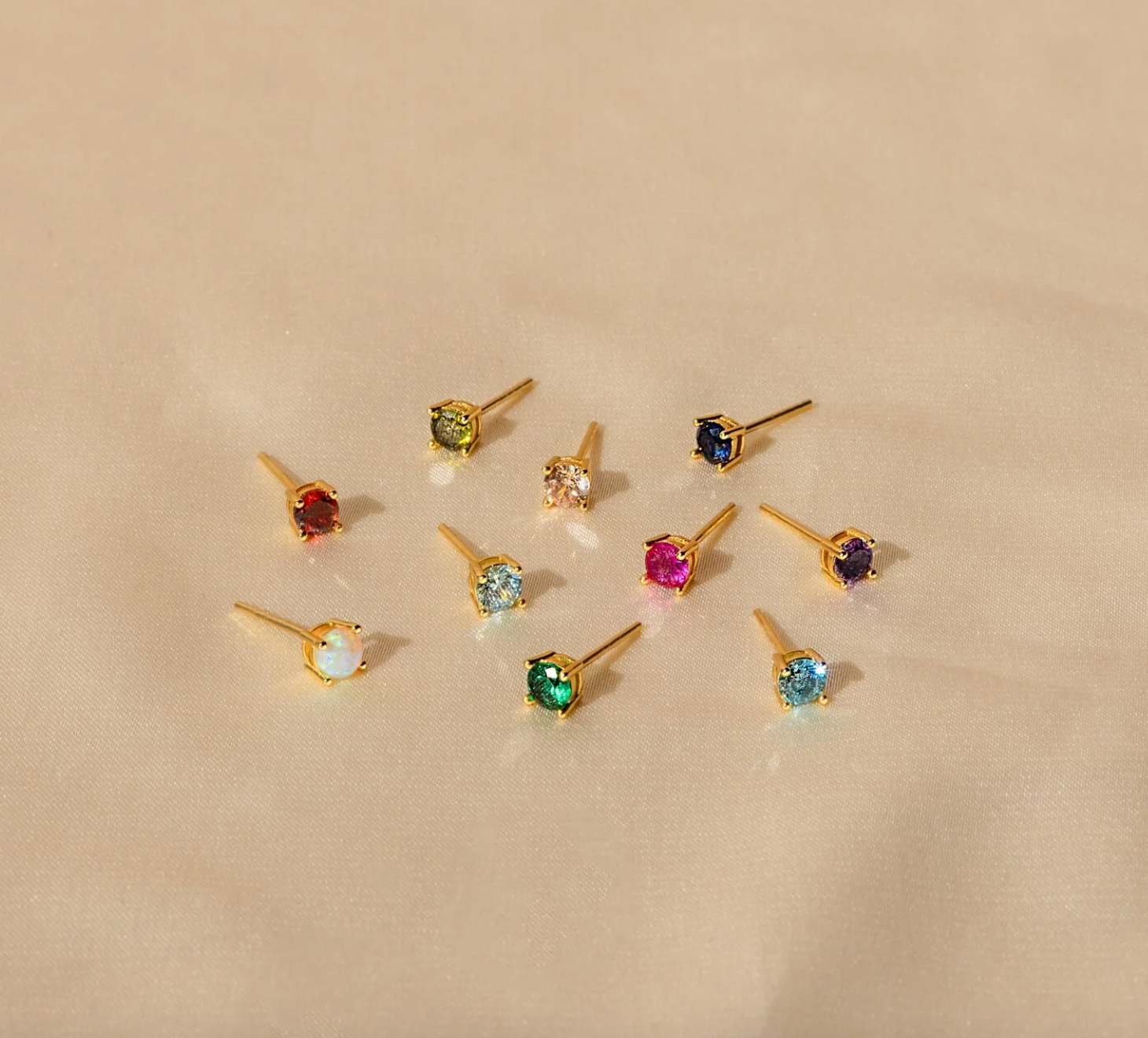 Little Birthstone Studs