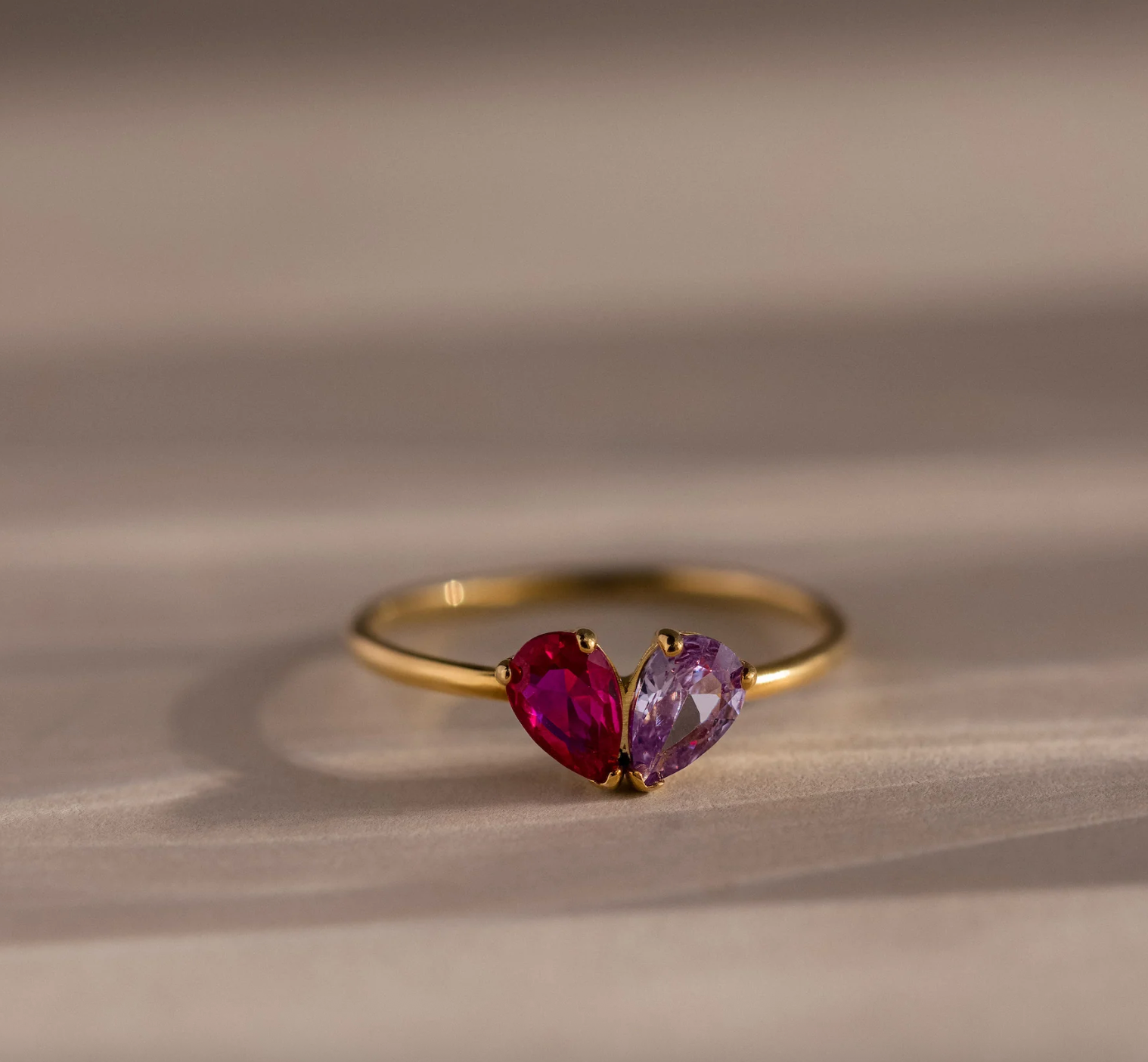 TearDrop Heart Ring
