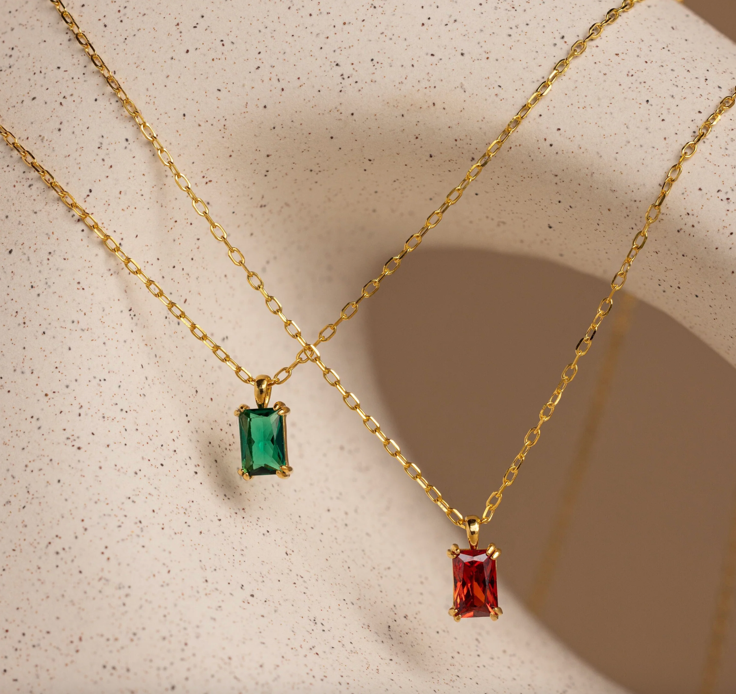 Emerald Cut Necklace