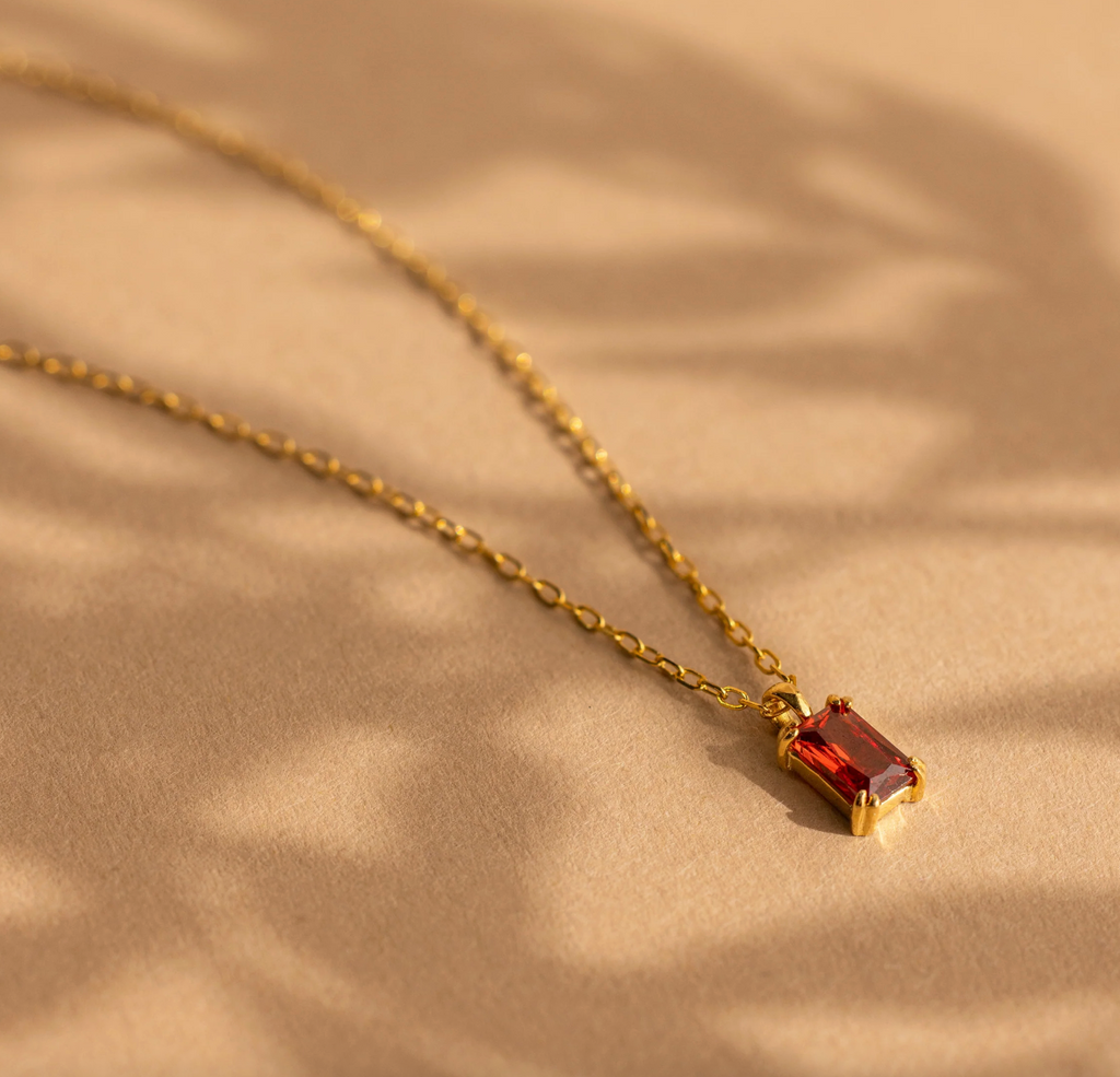 Emerald Cut Necklace