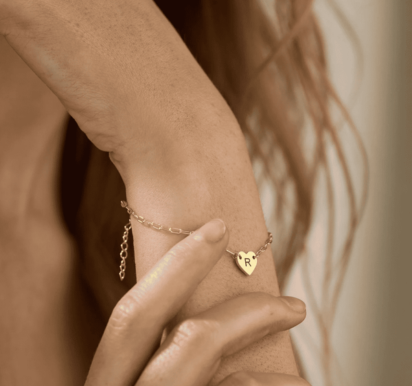 Paperclip Heart Bracelet