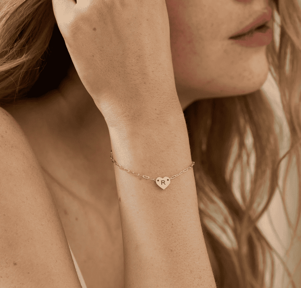 Paperclip Heart Bracelet