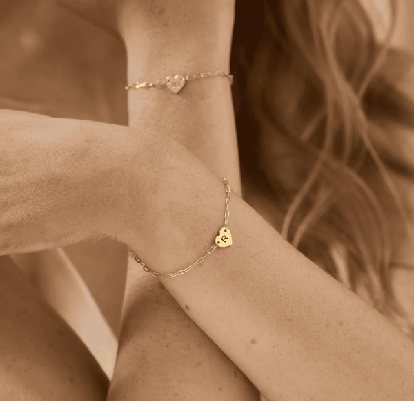 Paperclip Heart Bracelet