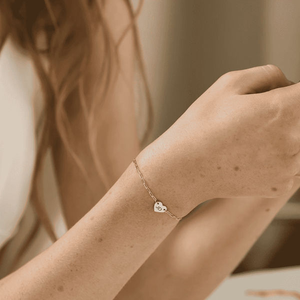 Paperclip Heart Bracelet