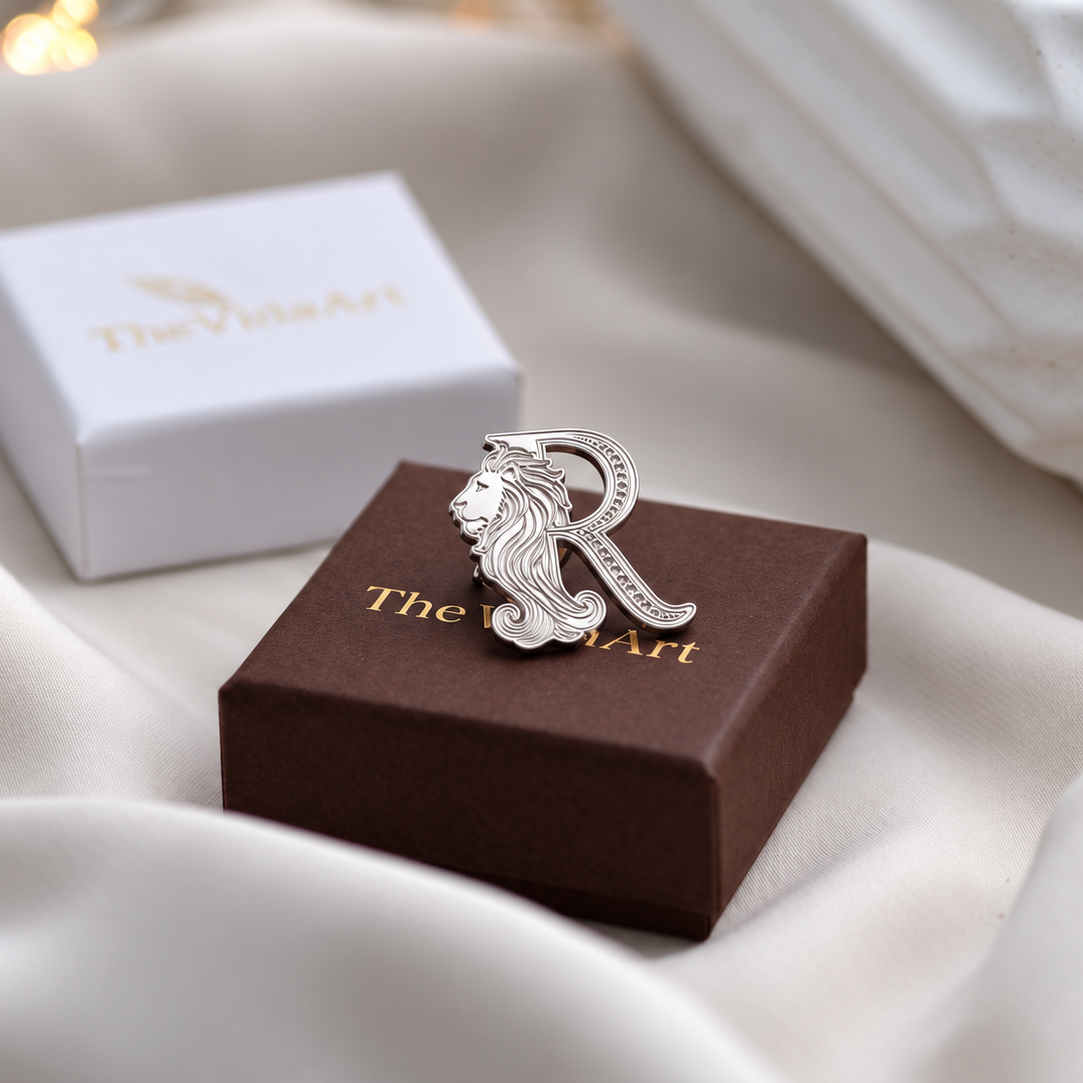 Custom Lion Brooch
